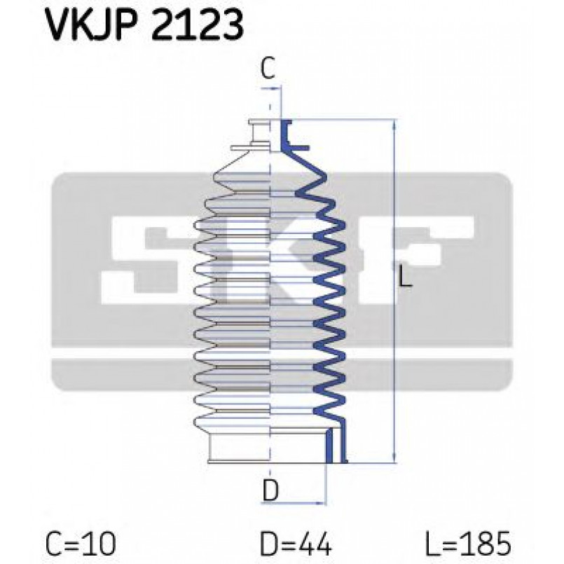 VKJP 2123 SKF - Пильовик привідного валу